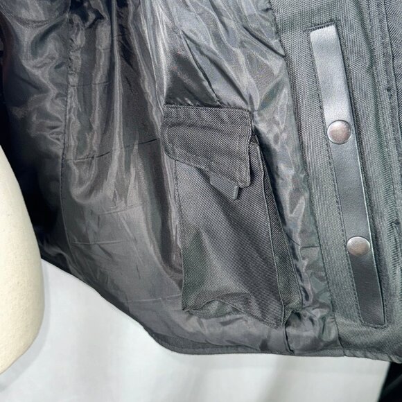 MIKWAUKEE LEATHER Diamond Black Motorcycle Vest Performance Apparel Unis… - Picture 5 of 12